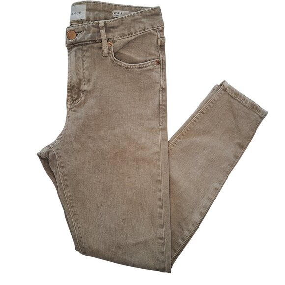 Dear John Denim - Dear John Gisele Skinny Gray Tan Wash Jeans Size 27